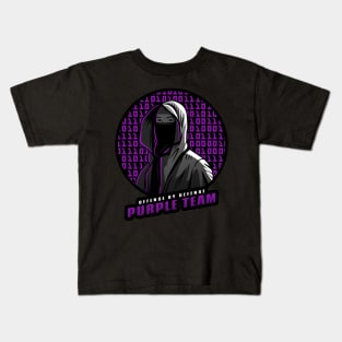 Purple Team | Hacker Design Kids T-Shirt